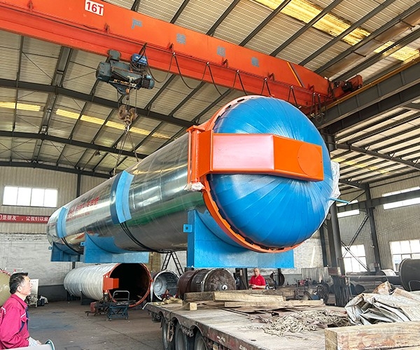 大型橡膠硫化罐發貨-廣東廣饒